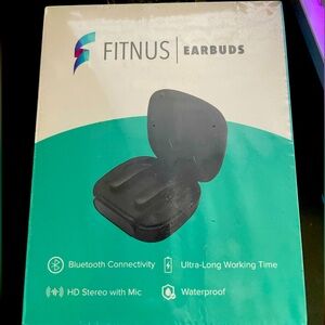 NEW AND SEALED IN THE BOX Fitnus Earbuds #bluetooth #earbuds